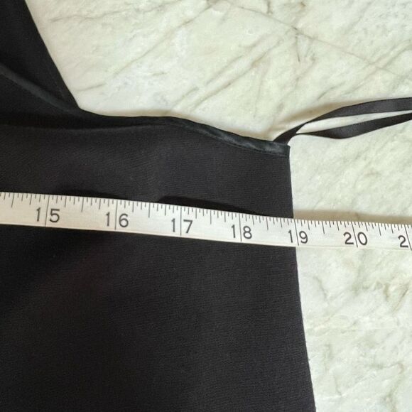 BCBGMaxAzria shift dress with velvet and silk trim and pockets size M - Picture 6 of 8